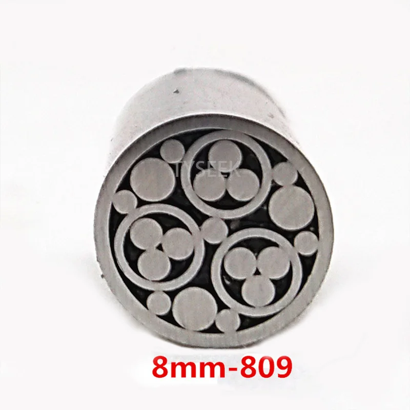 8mm Mosaic Pin Rivets for Knife Handle Screw Decorate 21 Kinds Design Exquisite Style Length 9cm