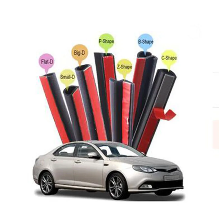 Car Door Rubber Sealing Strip Filler Door Weather Strip Protection Sealant Car Full Set of Sealant Suitable for Unreal Speed