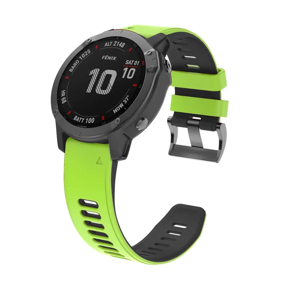 Tali Jam Tangan Baru untuk Garmin Enduro Fenix 6 6X Pro Solar 5 5X Plus 3 HR Descent MK1 Mk2 Mk2i Tali Jam Tangan Silikon Tali Rilis Cepat
