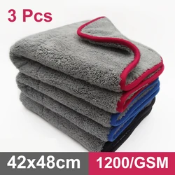 Auto Detaillering 42x48cm Auto Wassen Doek Microfiber Handdoek Car Cleaning Rag Voor Cars Dikke Microfiber Voor car Care Keuken