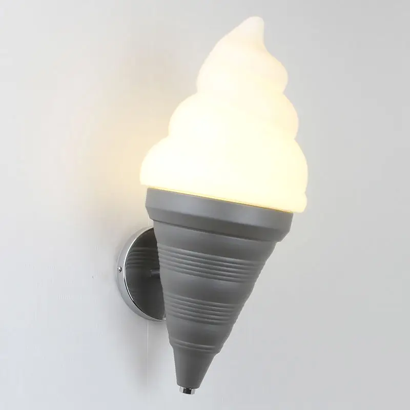 Modern LED Ice Cream Wall Lamp for Kitchen Lights E27 Holder Children’s Room Bedroom Living Dinning Room Corridor Aisle Lighting