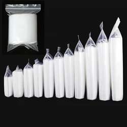 100pcs Transparent Ziplock Bag Small Self Sealing Pouch Plastic Clear Ziplock Bags for Jewelry Display Reusable Storage Package