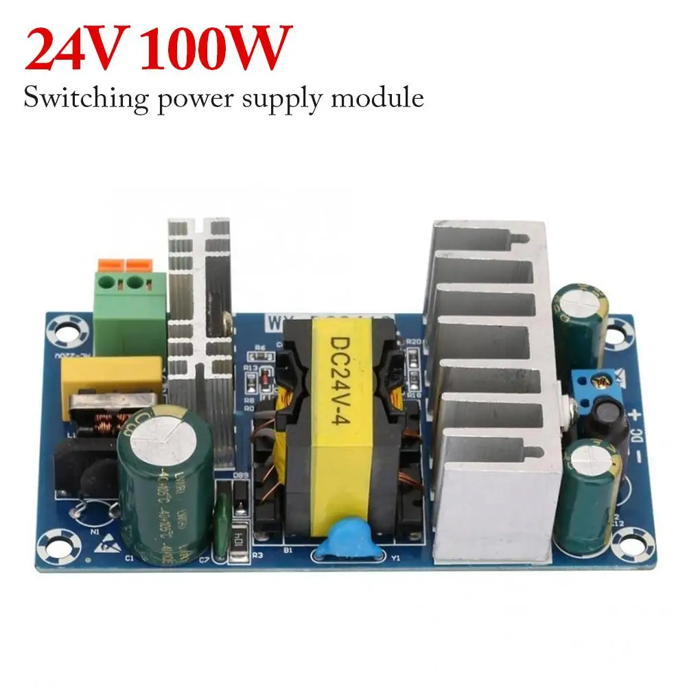 Alta qualità dell'uscita di cc 4-6A di ca del modulo dell'alimentazione elettrica di commutazione di alto potere del trasformatore 100W del bordo dell'alimentazione elettrica del commutatore di WX-DC2412