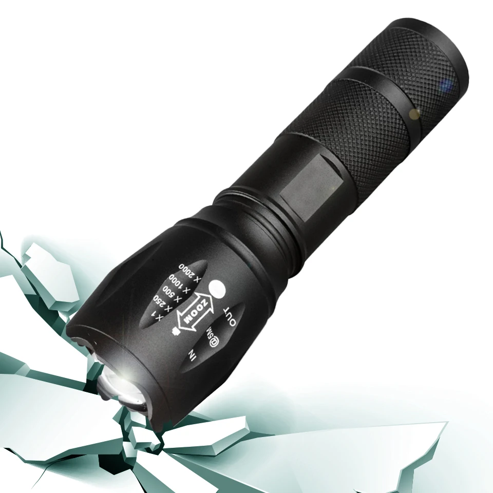 Bike light 8000LM XM-L2 U3 T6 Q5 Powerful Waterproof Tactical LED Flashlight Portable Torch light Lanternas 18650 / AAA battery