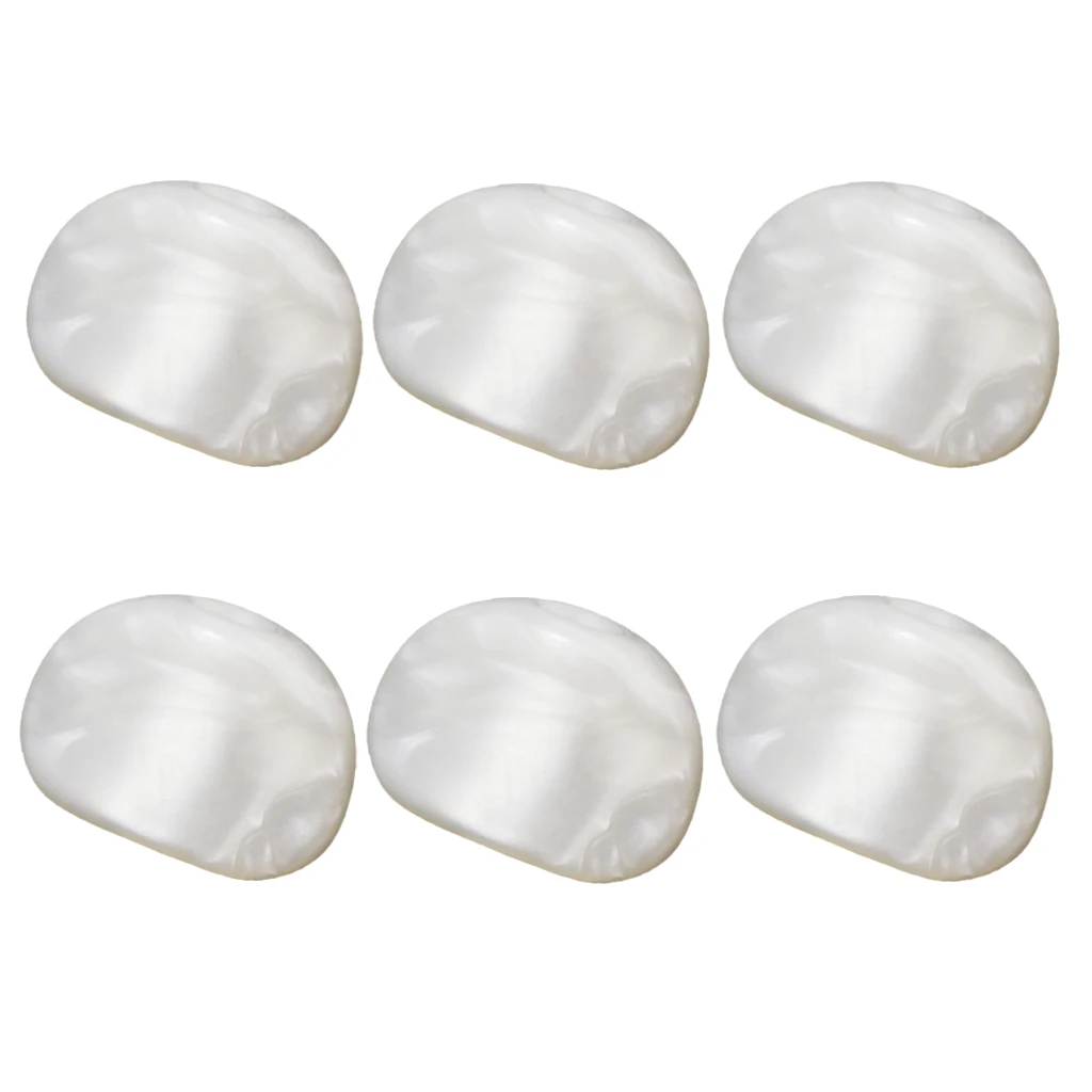 6pcs Plastic Tuning Key Tuner Button Knob for Wooden Guitar Replacement Part