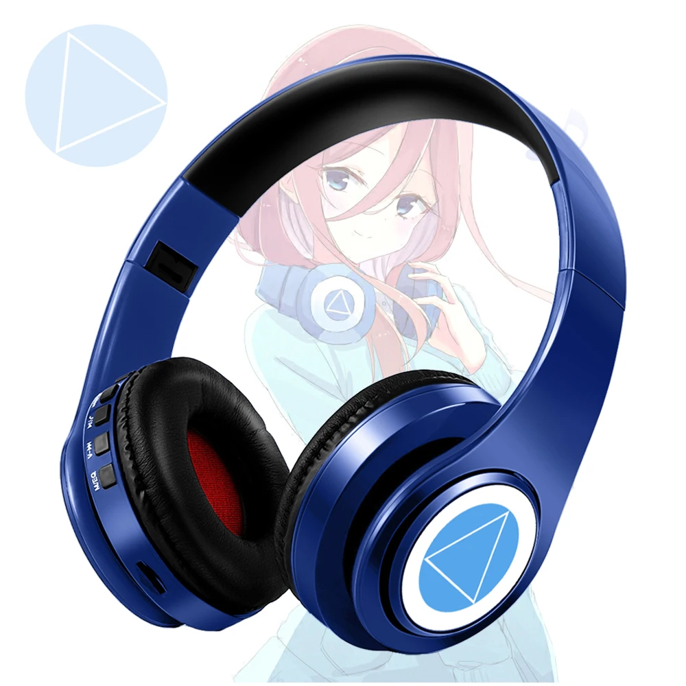 Top Selling Miku Nakano Sanjiu Cosplay Stereo Wireless Bluetooth Headset Go-Toubun Anime Fan 2D No Hanayome Gift