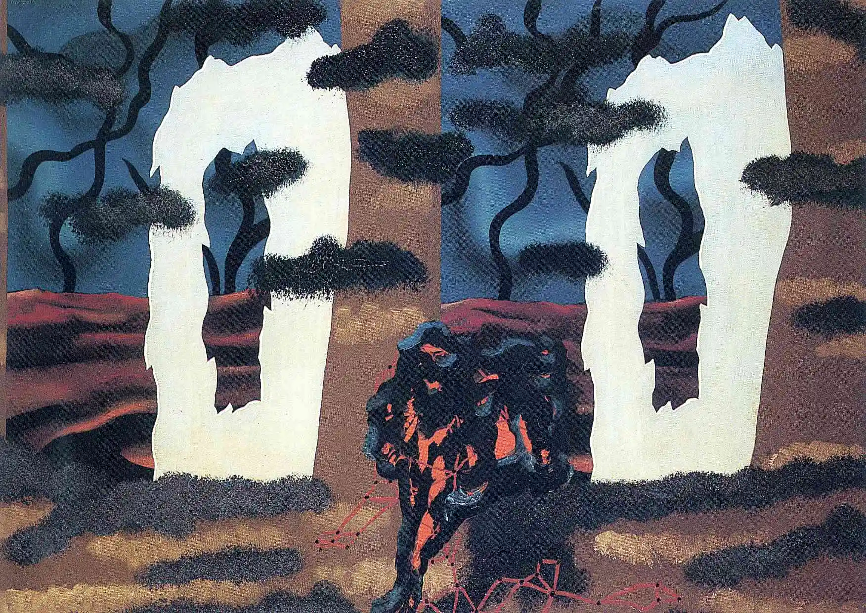 Oil Painting,100% handmade Oil Painting Reproduction on linen canvas,A taste of the invisible 1921 By Rene Magritte High quality