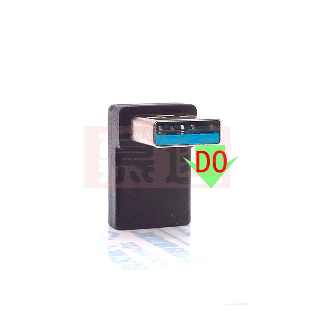 90องศา USB 3.0 (Type-A) ชาย USB 3.1 (Type-C) อะแดปเตอร์แปลงมุมขวาอะแดปเตอร์ USB C