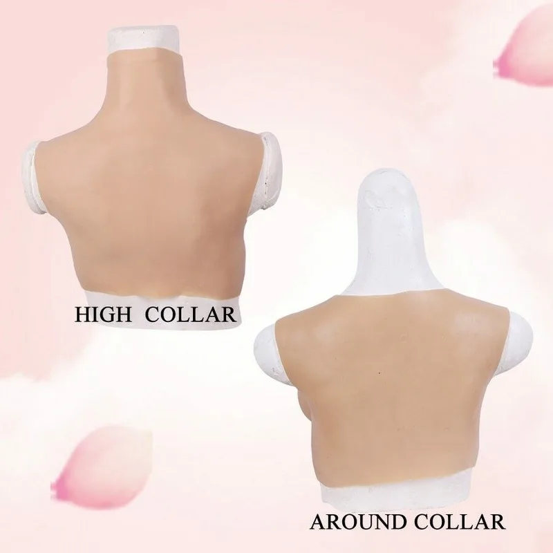 

Silicone Breast Forms Realistic Fake Boobs Drag Queen Shemale Cotton Filling