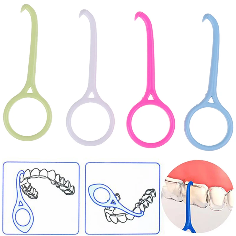 

1pcs 4colors Orthodontic Aligner Remover Invisible Removable Braces Clear Aligner Removal Tool Plastic Dental Tool