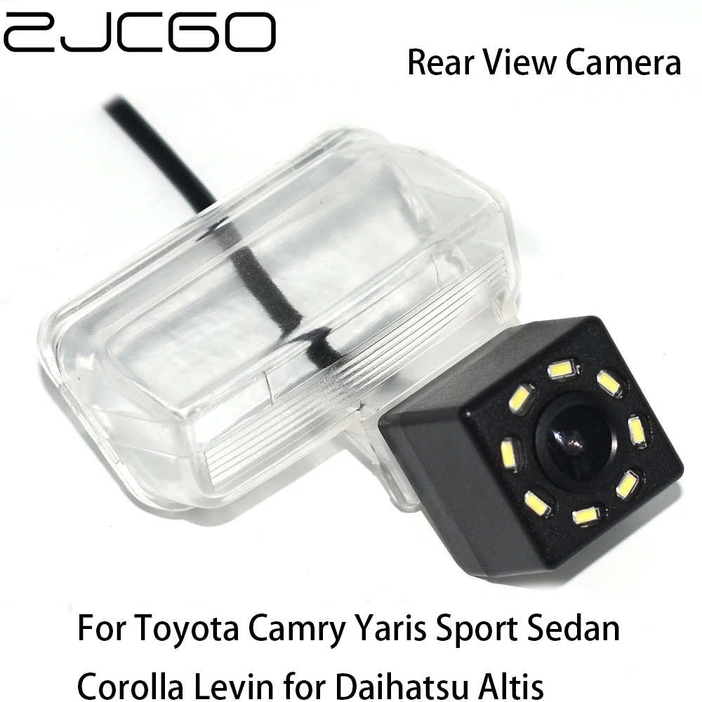 

ZJCGO HD CCD Car Rear View Reverse Back Up Parking Camera for Toyota Camry Yaris Sport Sedan Corolla Levin for Daihatsu Altis