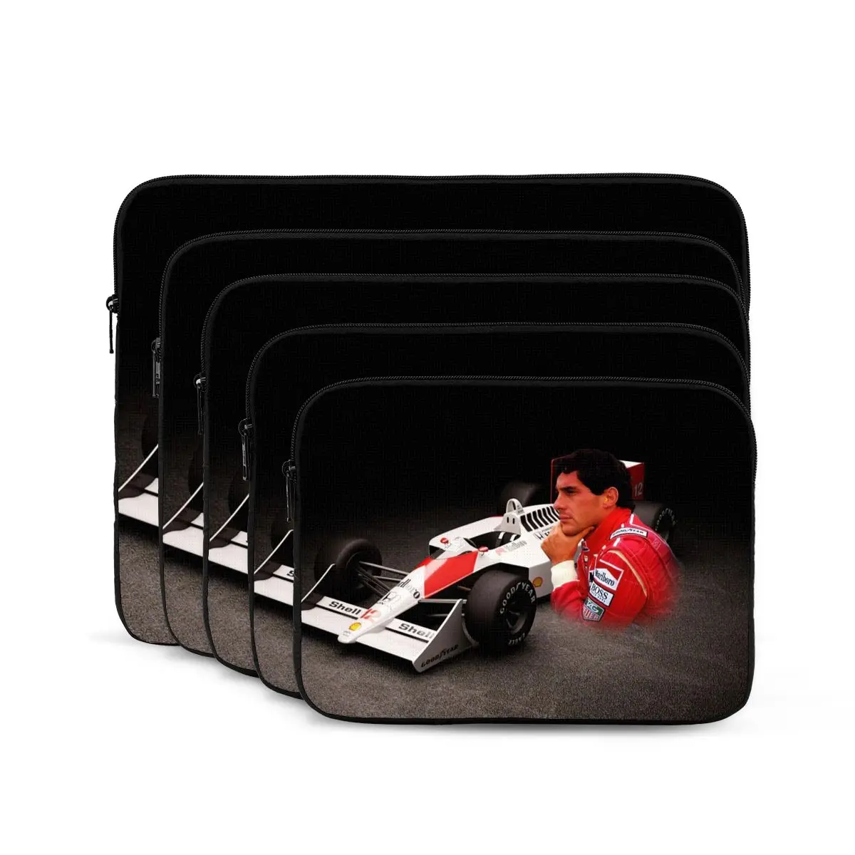 Ayrton Senna Komputer Ipad Laptop Penutup Tas Lengan Laptop Portabel Penutup Fundas Kantong