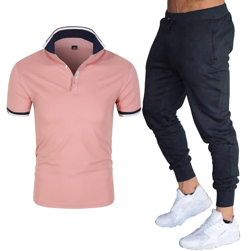 Men's T-shirt Summer Classic Cotton Short Sleeve Tee Shirt Mens Casual Solid T-Shirts Tops Men Business Golf T Shits Camisa Tops