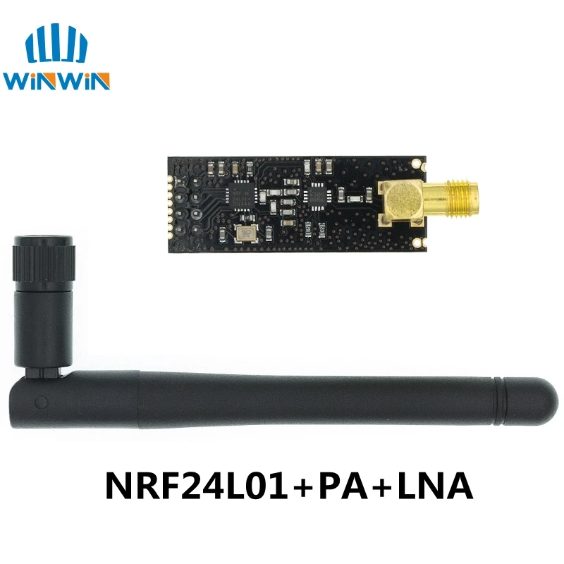 NRF24L01+ 2.4G wireless data transmission module 2.4GHz NRF24L01 upgrade version NRF24L01+PA+LNA 1000 Meters GT24 For Arduino