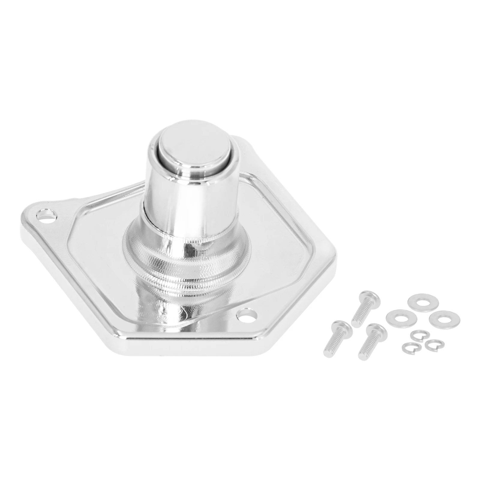 Motorcycle Solenoid Cover Push Button Starter Chrome For Harley Touring Twin Cam Dyna Sportster XL 1991-2018 EVO Electra Glide