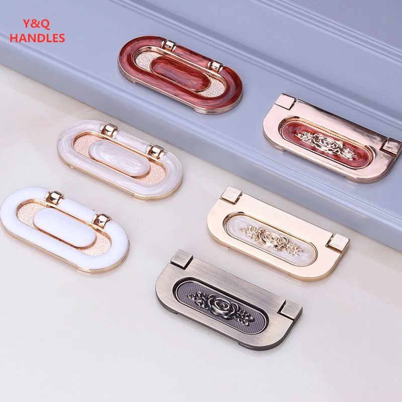 

Handles Drawer Cabinet Furniture Kitchen Handles for Cabinet Knob Door Drawer Furniture Kitchen Invisible Hidden button Knob