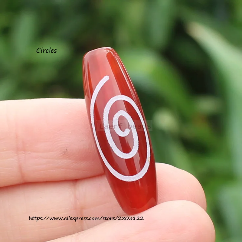 1Piece, 10x30mm Natural Tibet Dzi Black/Red Agate beads ,Many pattern ,For DIYJewelry making! Mixed wholesale for all items !
