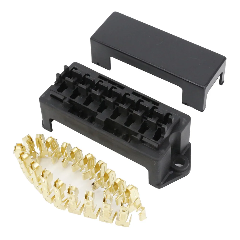 8 Way Auto Fuse Box Assembly with Terminals Dustproof Fuse Box Fuse Box Mounting Fuse Box BX2081