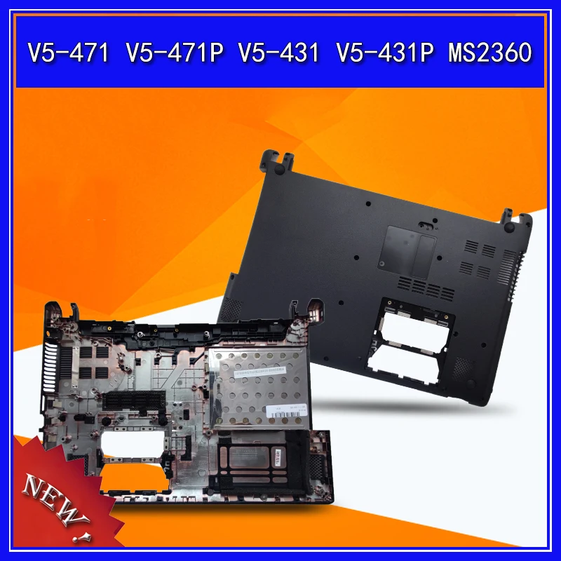 Laptop Bottom base cover Lower cover For ACER V5-471 V5-471P V5-431 V5-431P MS2360 D Shell Touch screen version