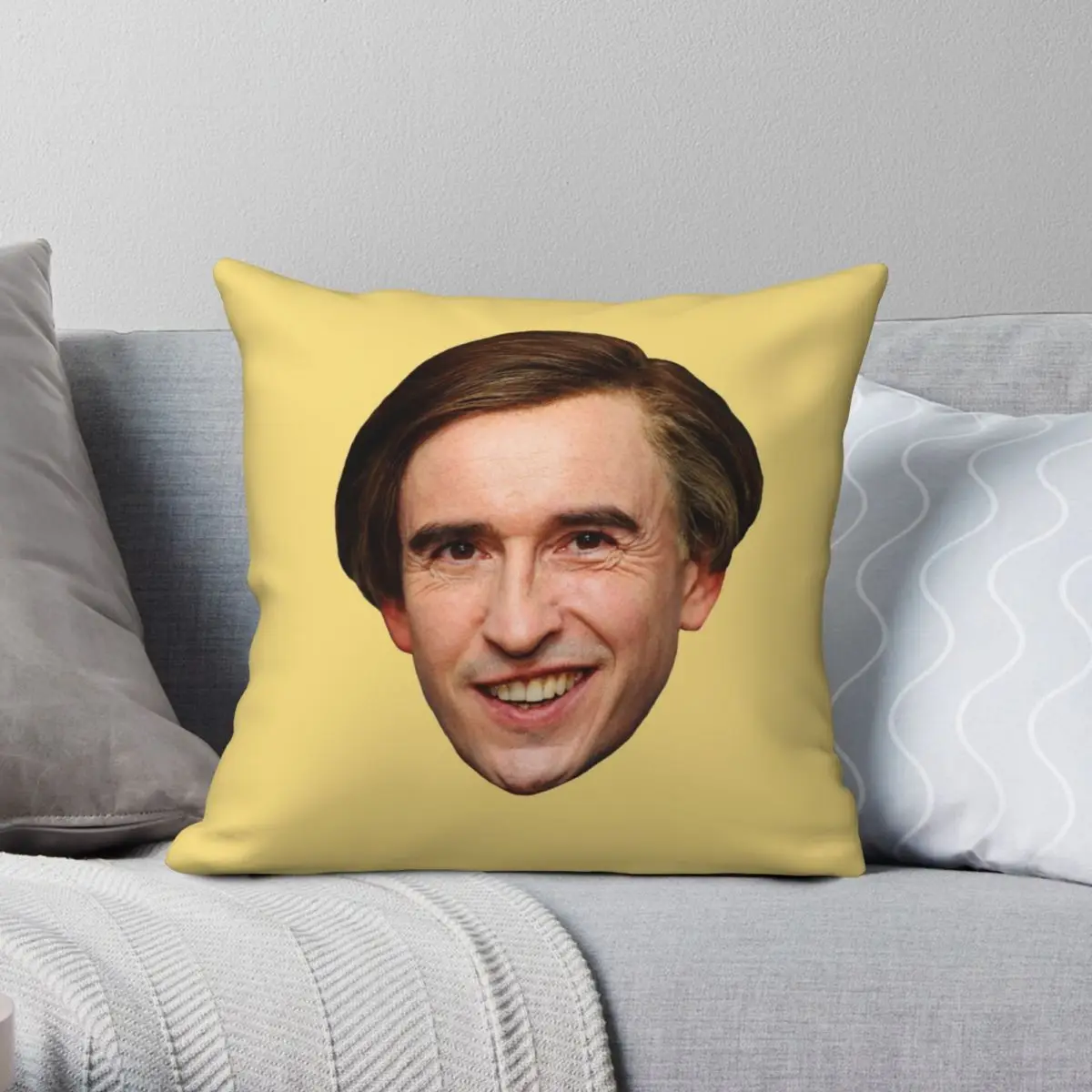 

I'm Alan Partridge Alan Scatter Square Pillowcase Polyester Linen Velvet Creative Zip Decorative Pillow Case Car Cushion Cover