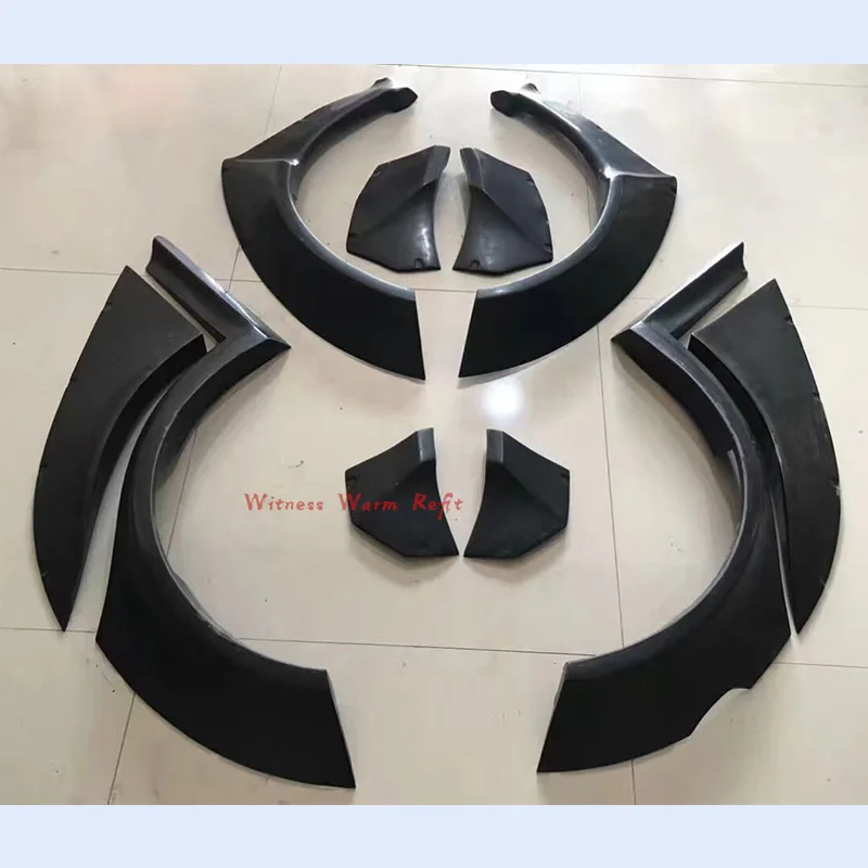 Wide Body Kit Frp Unpainted Car Wheel Eyebrows Fender Flares for Benz W176 A180 A200 A260 A45 2013 Up