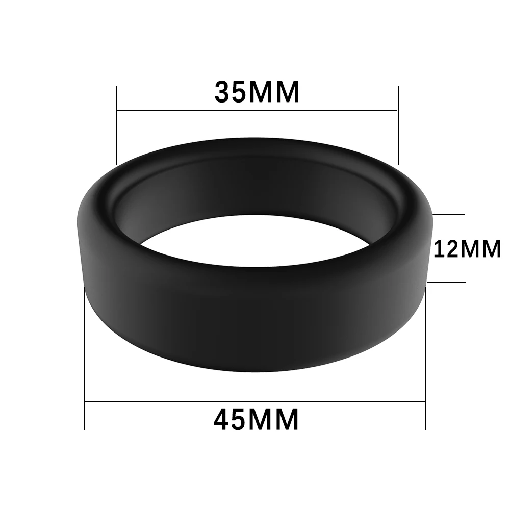 Silicone Penis Ring Premium Stretchy Cock Ring for Last Longer Harder Stronger Erection Pleasure Enhancing Sex Toy for Man or Co