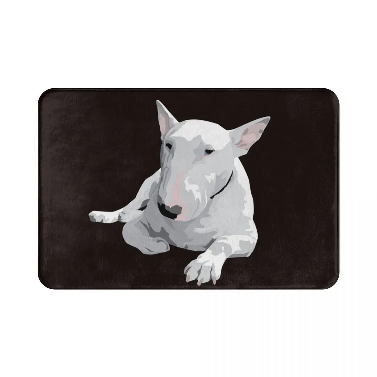 English Bull Terrier Doormat Rug carpet Mat Footpad Polyester Anti-slip dust-proo Corridor Kitchen Bedroom balcony toilet 40*60