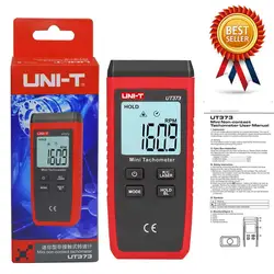 UNI-T UT373 Mini Digital Laser Tachometer Non-Contact Tachometer Measuring Range 10-99999RPM Tachometer Odometer Km/h Backlight