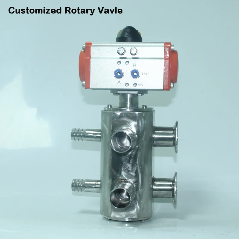 Customized Rotary Valve of Piston Filling Machine Spare parts of Pneumatic Filler AT52 Air accurator SHENLIN equipment