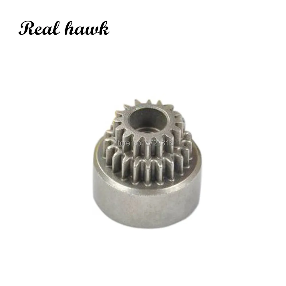 1pcs RC Cars 02023 Clutch Bell Double Gears for 1/10 HSP 94122/94166 Nitro Powered On-road RC Drift Car RC Car Parts