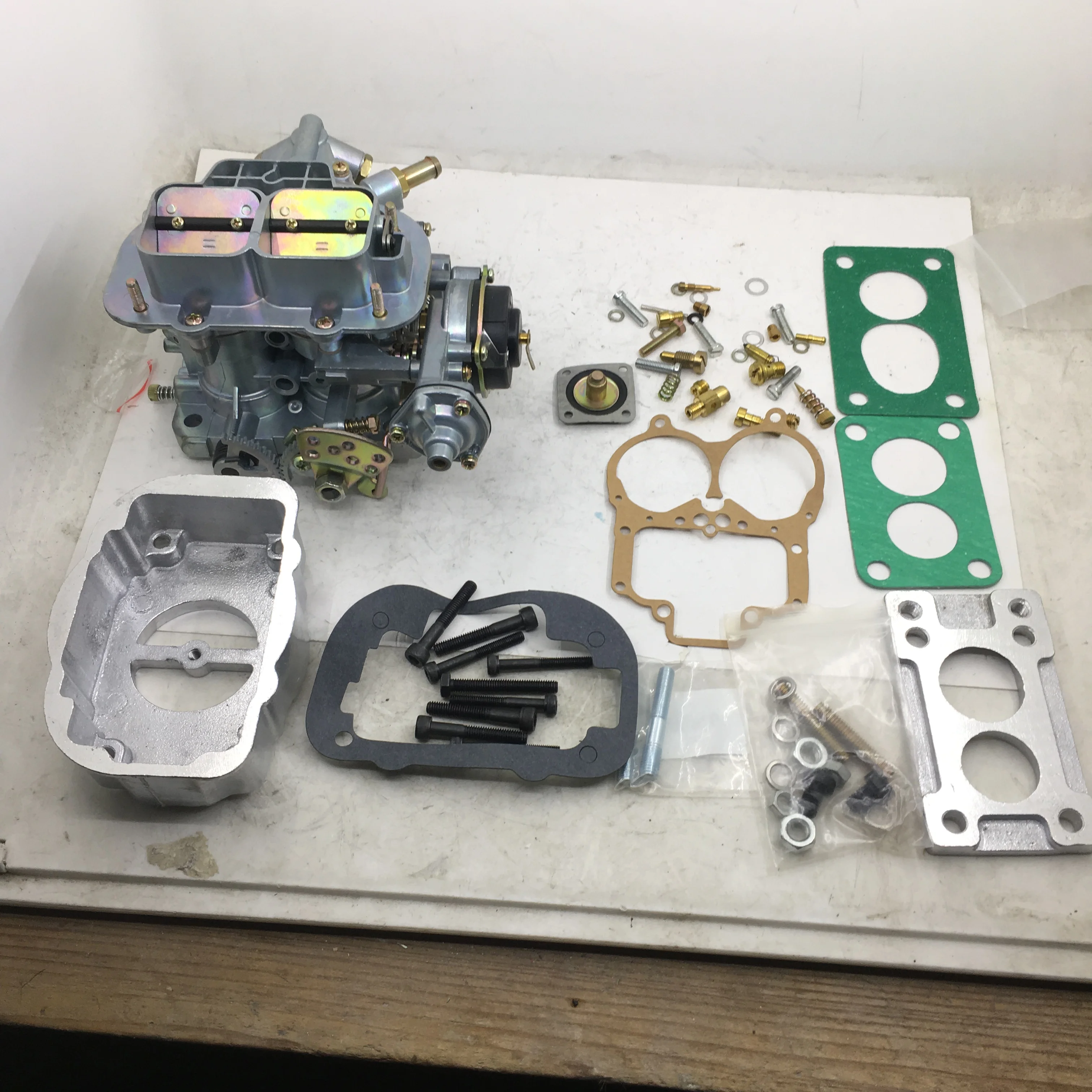 SherryBerg  38x38 weber model 38/38 DGES DG FAJS Carburetor carb + adpater+air fitler adapter  for Toyota Datsun Nissan Suzuki