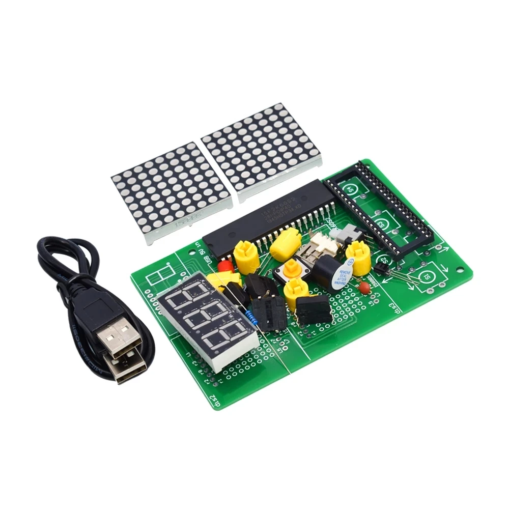 DIY Game Board Kit 51 SCM Chip Retro Electronic Soldering Practice Console Maker Small Production student lab