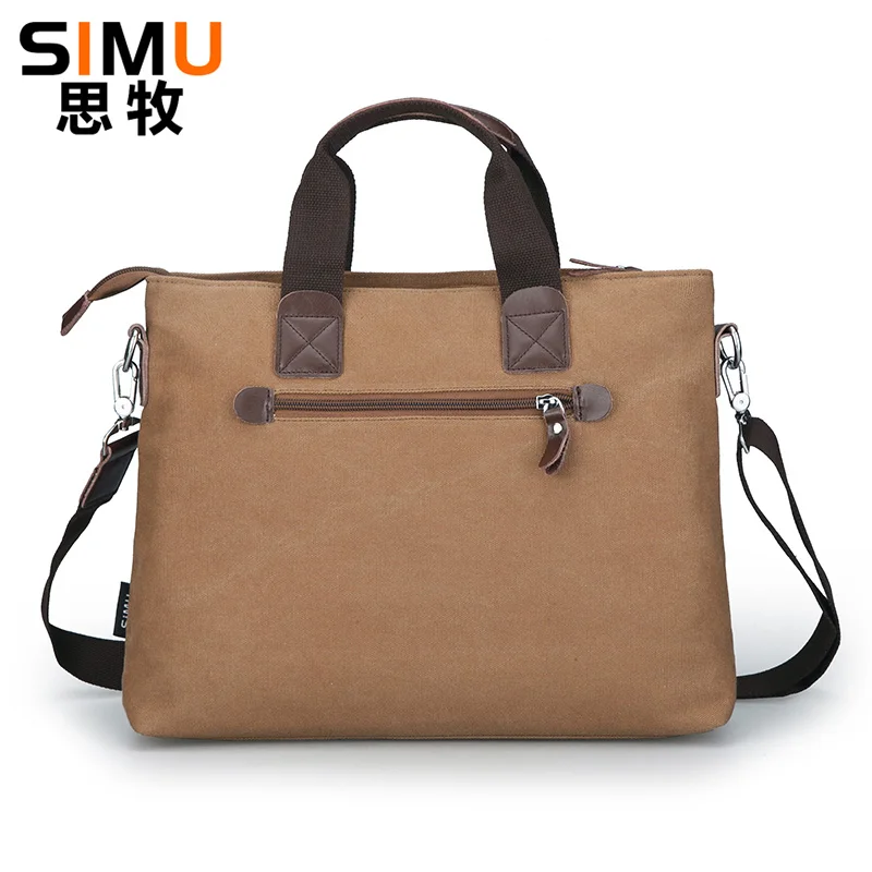 2024 New Men\'s Canvas Briefcases Bag male messenger bag Travel Large shoulder bags high quality Tote handbags Bolsa Feminina