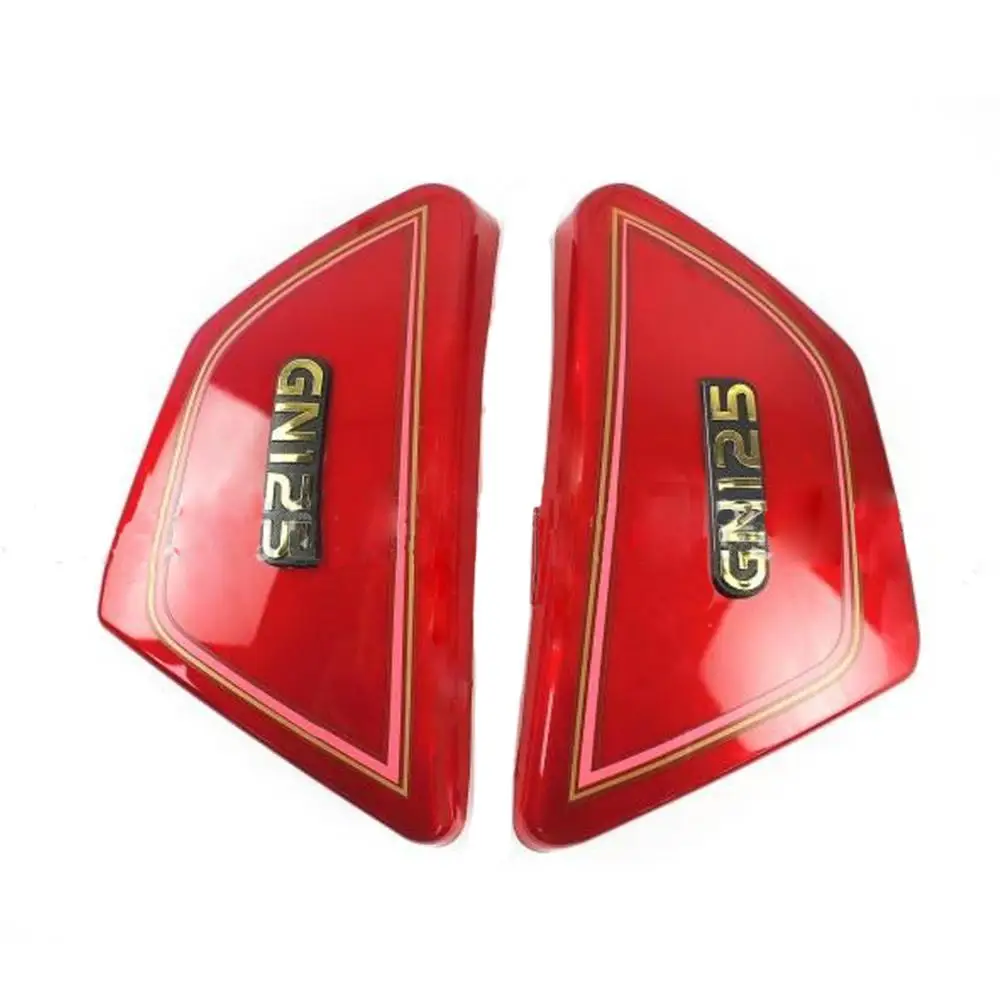 Motorcycle Moto Bike 1Pair Right & Left Frame Side Covers Panels For Suzuki GN125 GN 125 PARTS Original