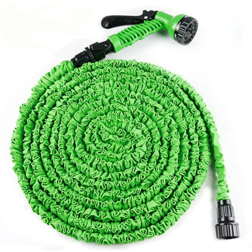 

25FT-200FT Garden Hose Expandable Flexible Water Hose Plastic Hoses Car Wash Water Gun Garden Sprayer Watering Irrigation Tools