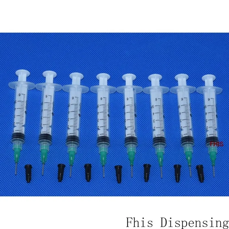 5cc Syringe 18G Green Blunt Needle Glue Adhesive Henna Liquids 1/2\