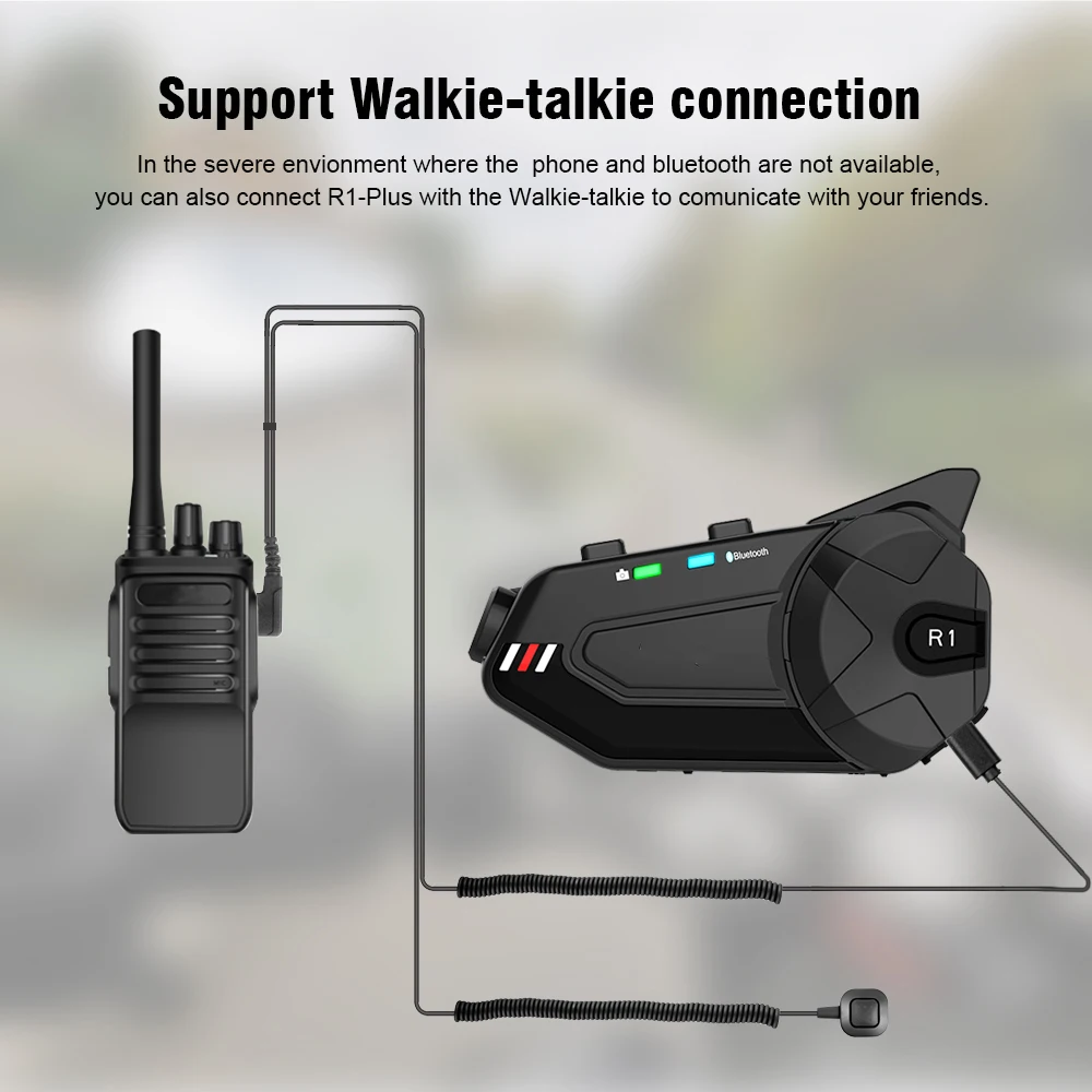 Bluetooth Wifi Motorfiets Camera Rijden Recorder Intercom Praten Tot 6 Persoon Video Hoek 120 Graden Body Waterdichte