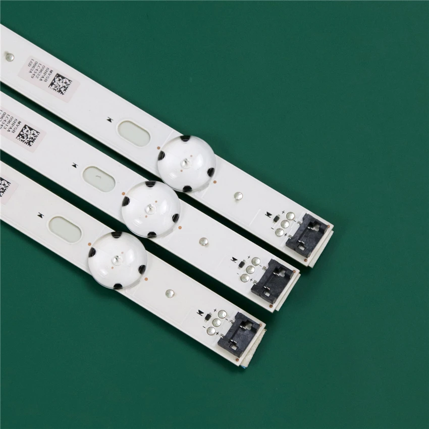 Faixa de led para retroiluminação tridimensional lg, régua de linha, estilo uhd_led de 43 polegadas