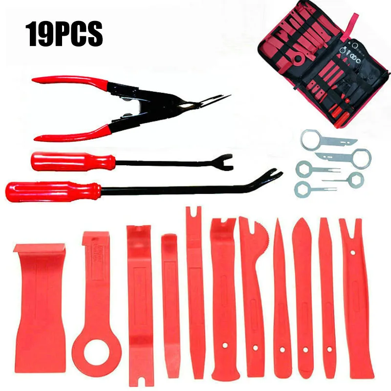 Car Panel Door Audio Trim Removal Tool Kit Auto Upholstery Repair Kit Interior Door Clip Panel Trim Dashboard Removal Tool