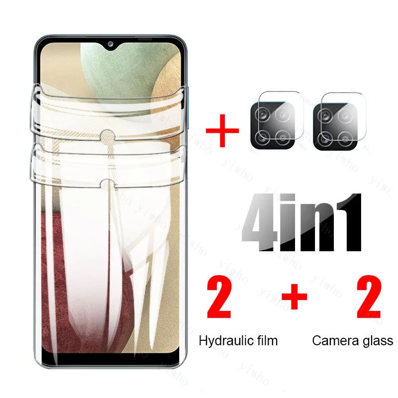 4-in-1 Hydrogel Film for Samsung Galaxy A12 2020 protective film samsun a 12 A125F 6.5