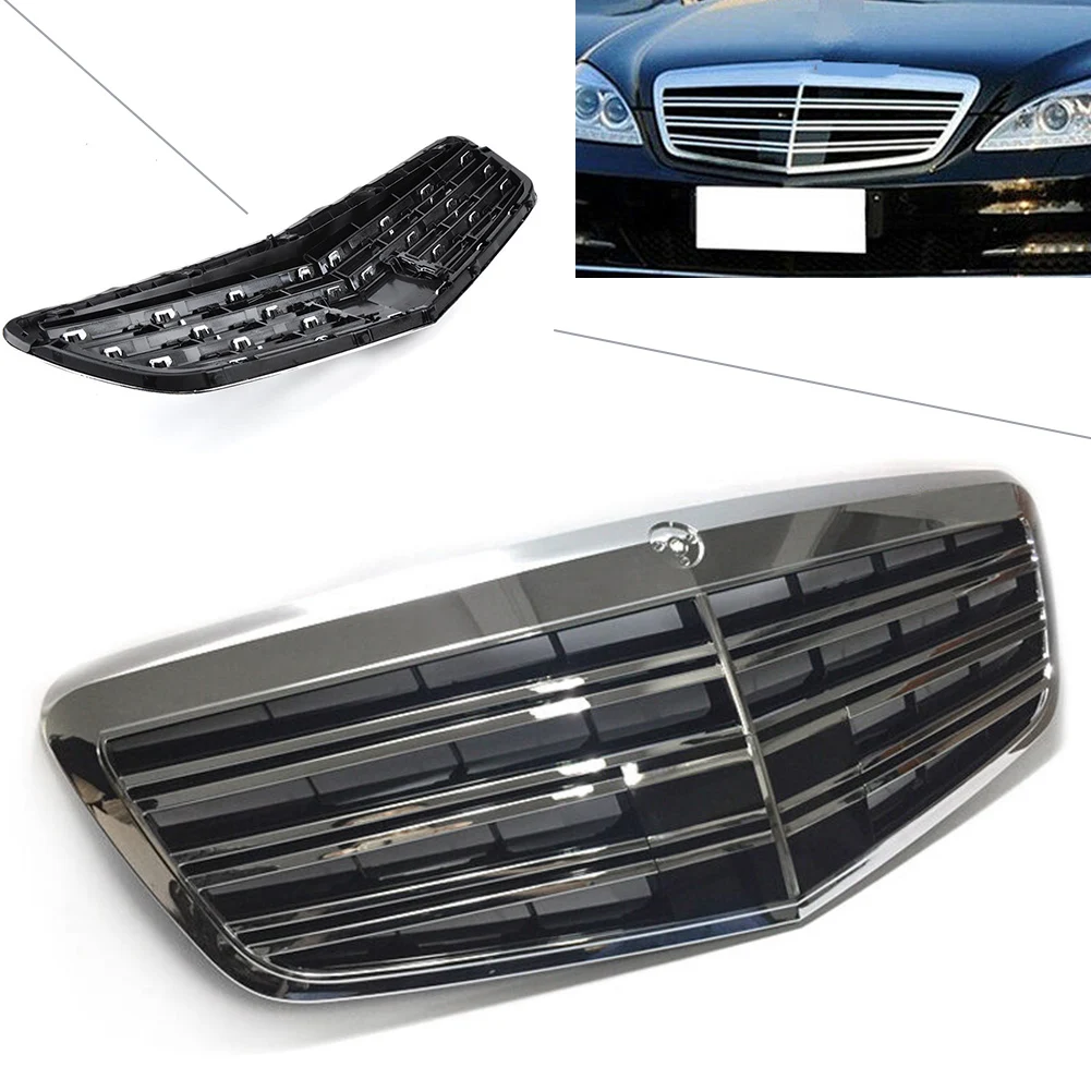 ABS Car Front Radiator Racing Grill For Mercedes Benz AMG Style S-Class W221 S350 S400 S450 S500 S550 S600 2010 2011 2012 2013