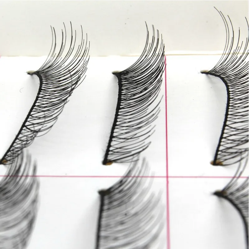 10 Paar handgefertigte falsche Wimpern, natürlich lang, dicht, weich, Vollstreifen-Wimpern, Wimpernverlängerung, Make-up-Werkzeug 218 # – Detail 2