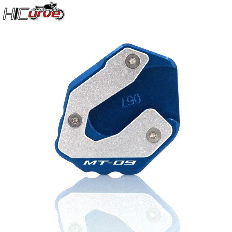 Motorcycle CNC Kickstand Foot Side Stand Extension Pad Support Plate For MT-09 MT 09 MT09 Tracer XSR900 XSR 900 2014-2023