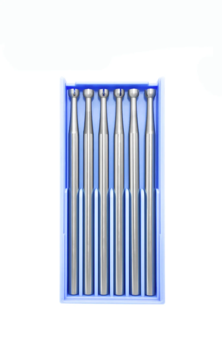 6Piece round open mouth Cup Burr with 3/32Inch 2.35mm Shank for Jewelry Making Wire Rounder Bits Silver Burs