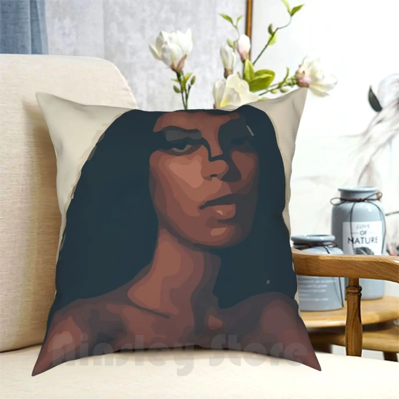 When I Get Home Album Cover Pillow Case Printed Home Soft DIY Pillow cover When I Get Home Solange Beyonce Music Album