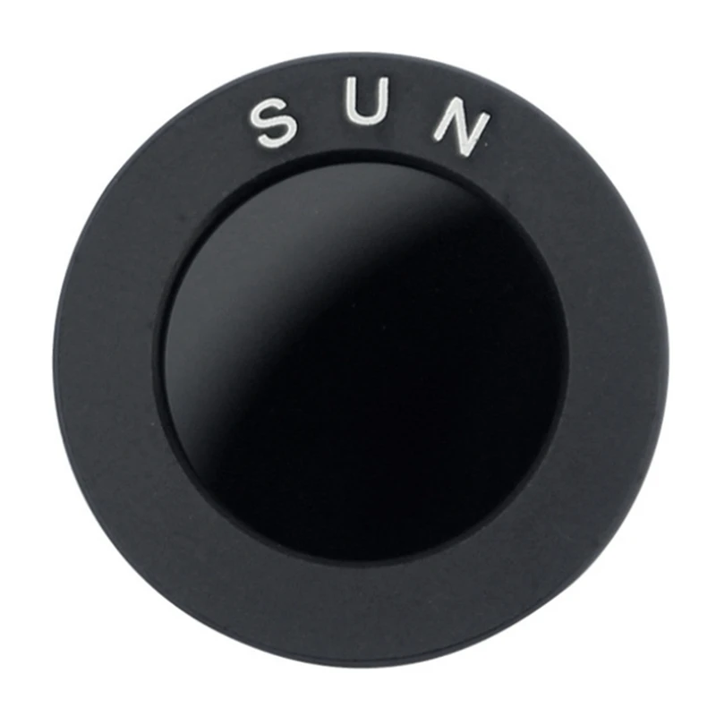 1.25 Inches Black Solar Filter Astronomical Telescope Accessories Optical Glass Lens Optical Filter Lens Filter