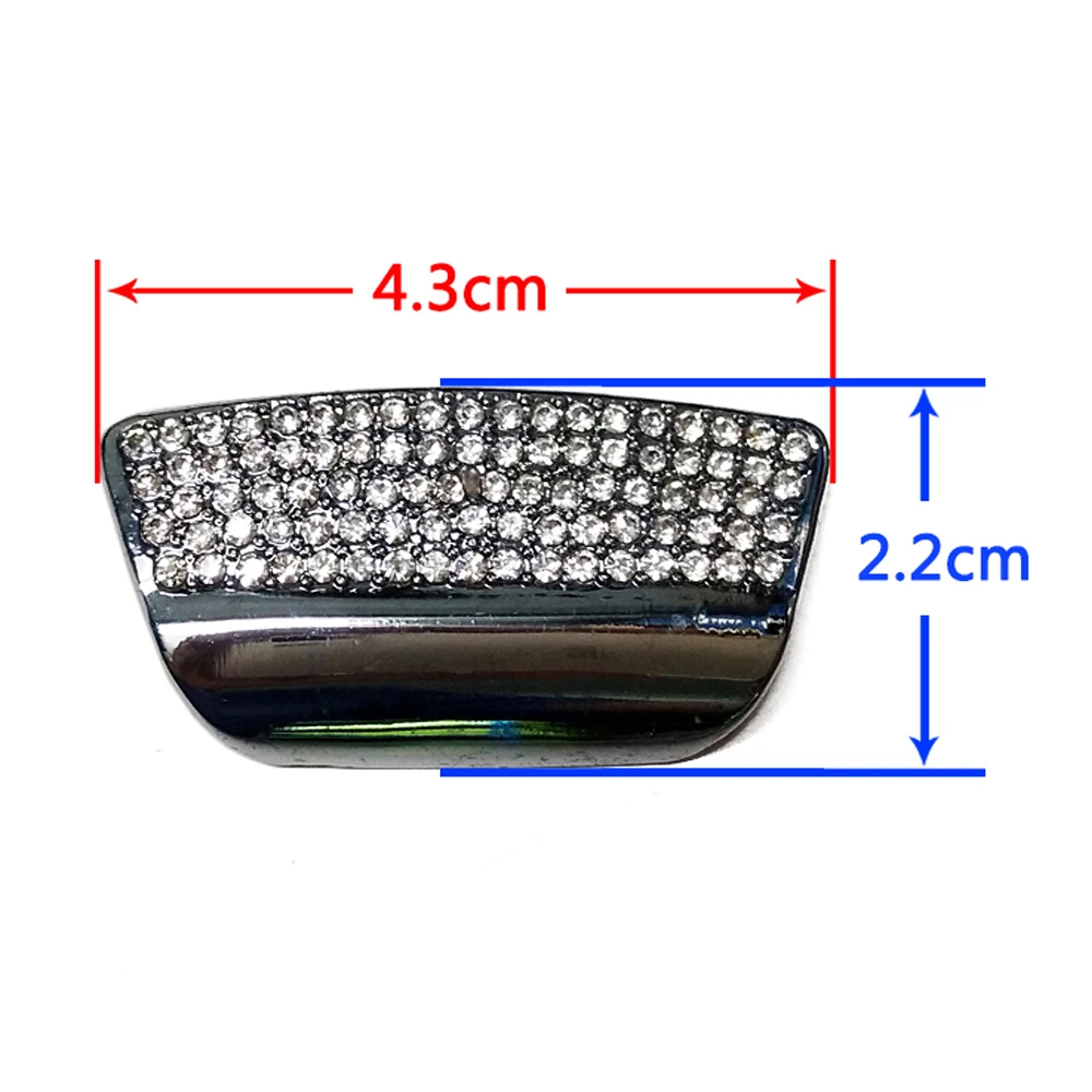 For Mercedes Benz E Class W213 2016-2019 Center Console Armrest Storage Box Switch Button Cover Trim Crystal Diamond Decal