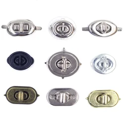 Turn Twist Switch Clasp Locks Buckle Metal For DIY Handbag Purse Hardware Shoulder Tool Bag Accessories Craft DIY Finding