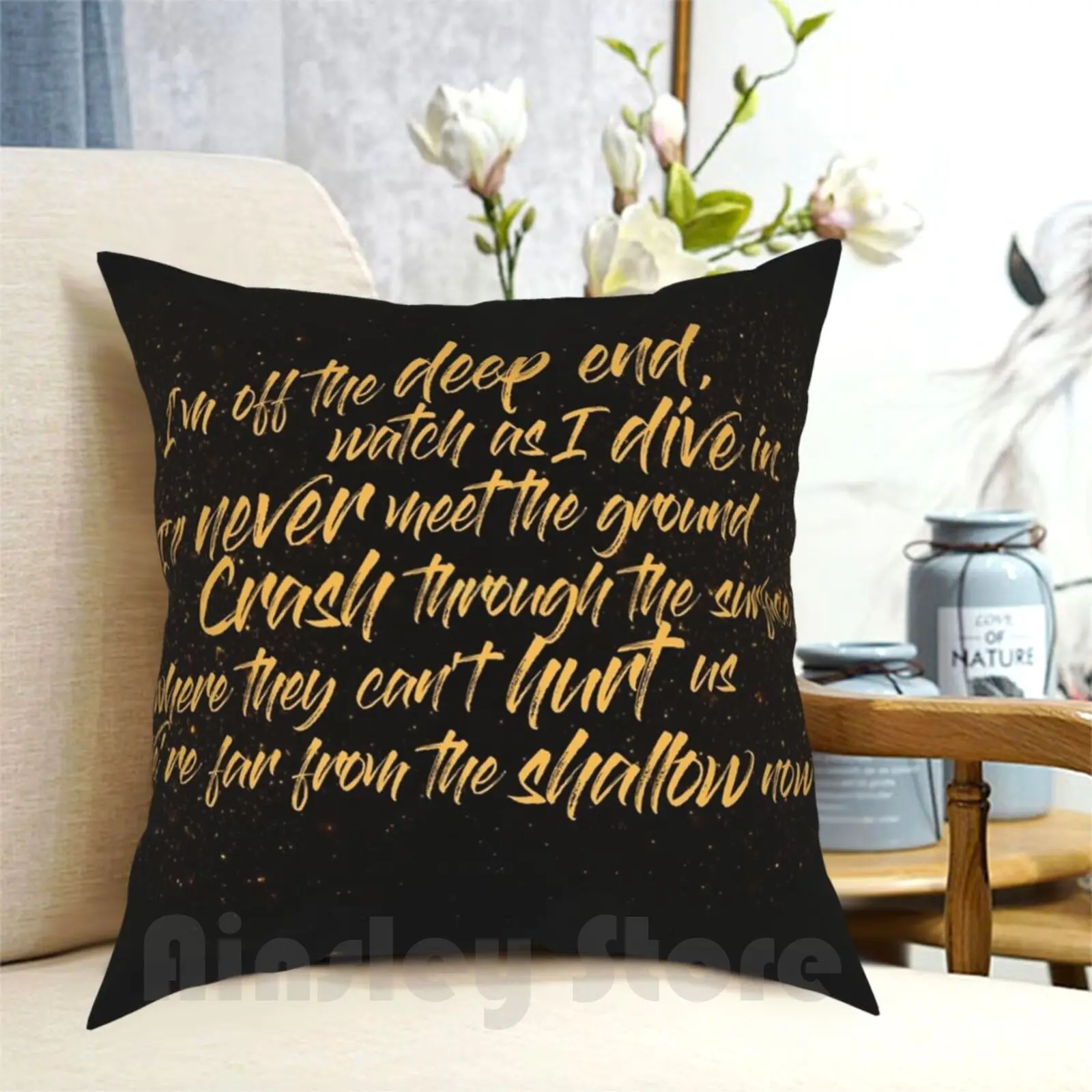 Asib Pillow Case Printed Home Soft DIY Pillow cover A Star Is Born Star Born Bradley Cooper Jackson Maine Ally Singer