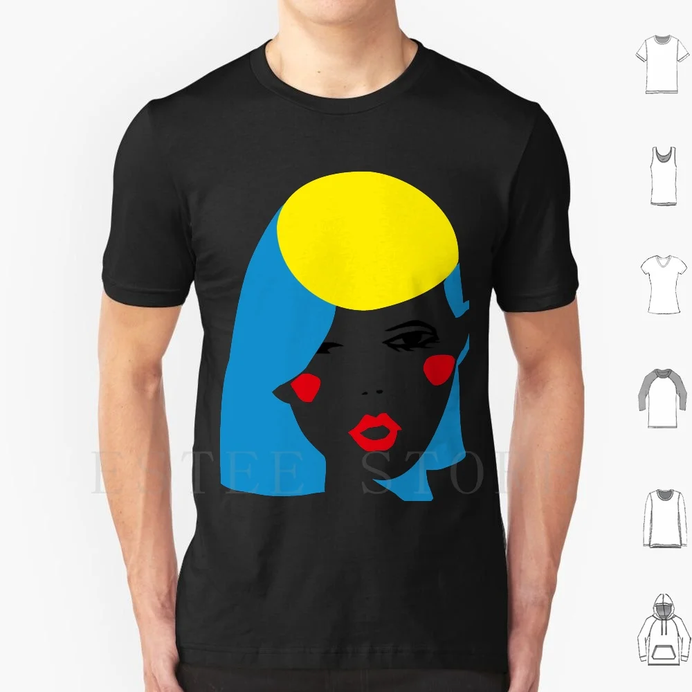 Visage T Shirt Print Cotton Visage Face Unfuego Un Fuego Woman Face Abstract Minimalist